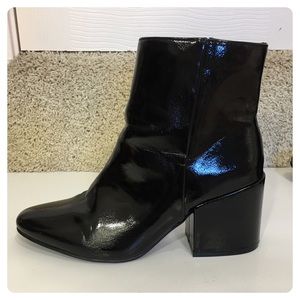 Madden Girl Arcade Patent Booties